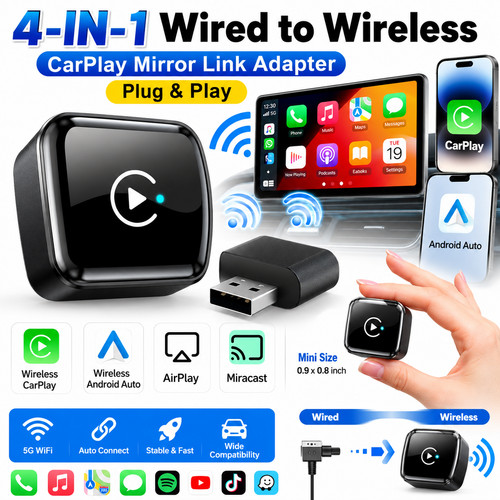 Wireless carplay - 4-in-1,
