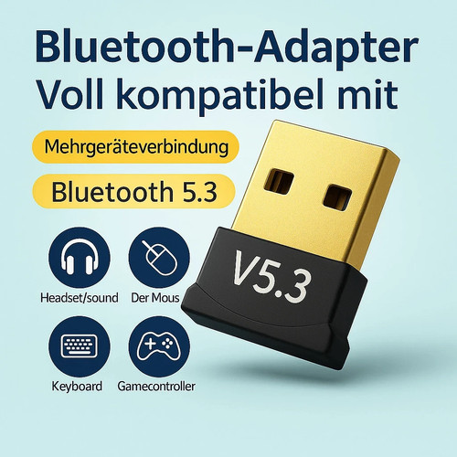 Usb bluetooth adapter - bluetooth, 5.3