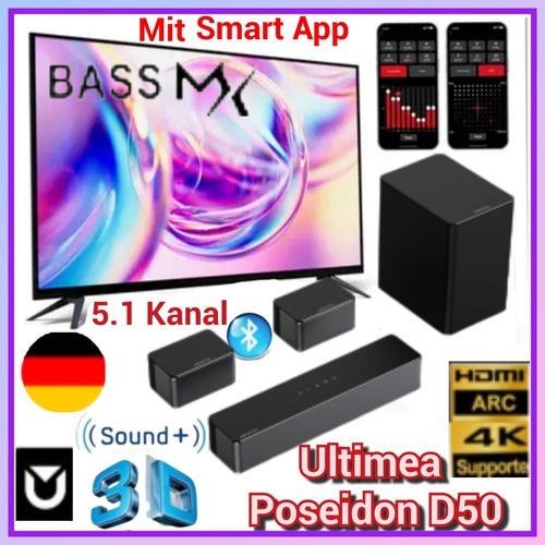 Soundbar ultimea d50 smart app - soundbar,